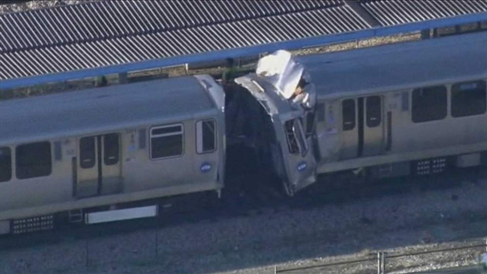 Dozens Injured In Chicago Commuter Train Crash | US News | Sky News