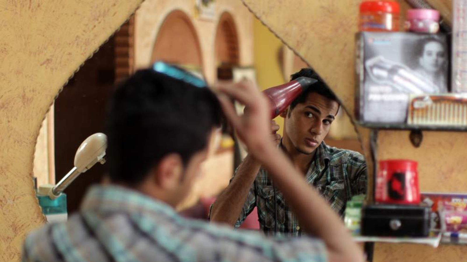 Gaza Hairstyle Crackdown Sees Heads Shaved | World News | Sky News
