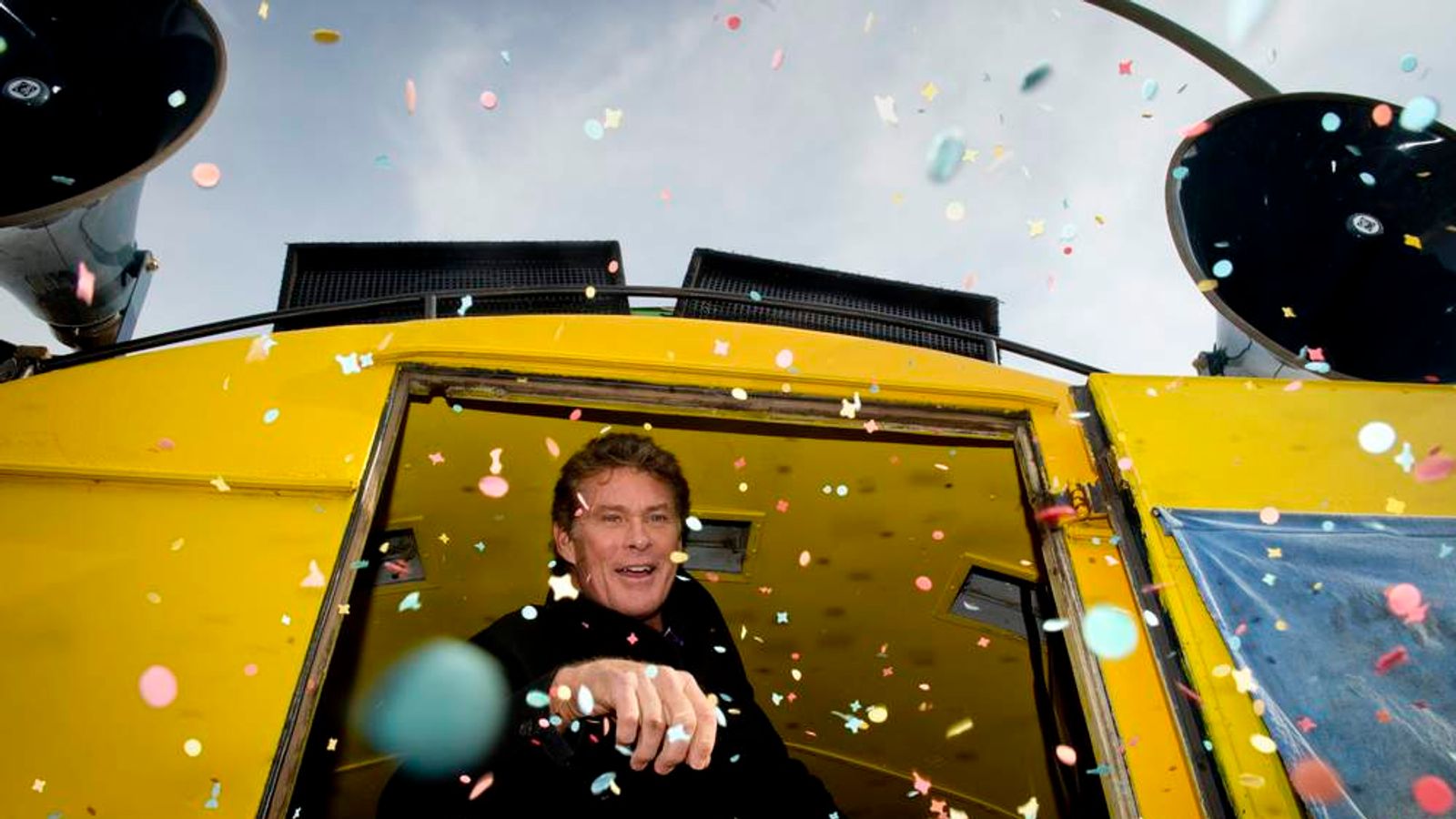 David Hasselhoff In Huff Over Berlin Wall Threat World News Sky News