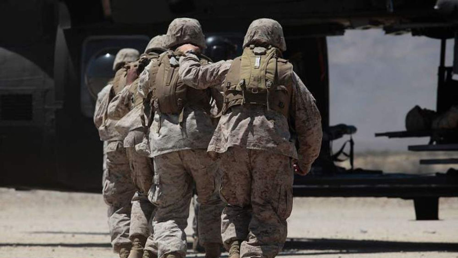 US Marines Killed By Explosion While Training | US News | Sky News