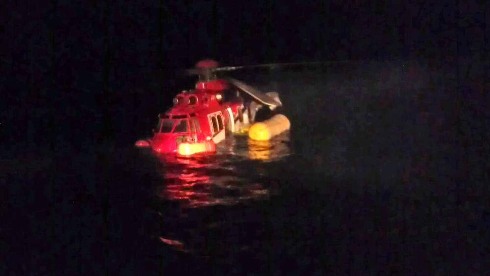 Ditched North Sea Helicopter Had Gearbox Fault | UK News | Sky News