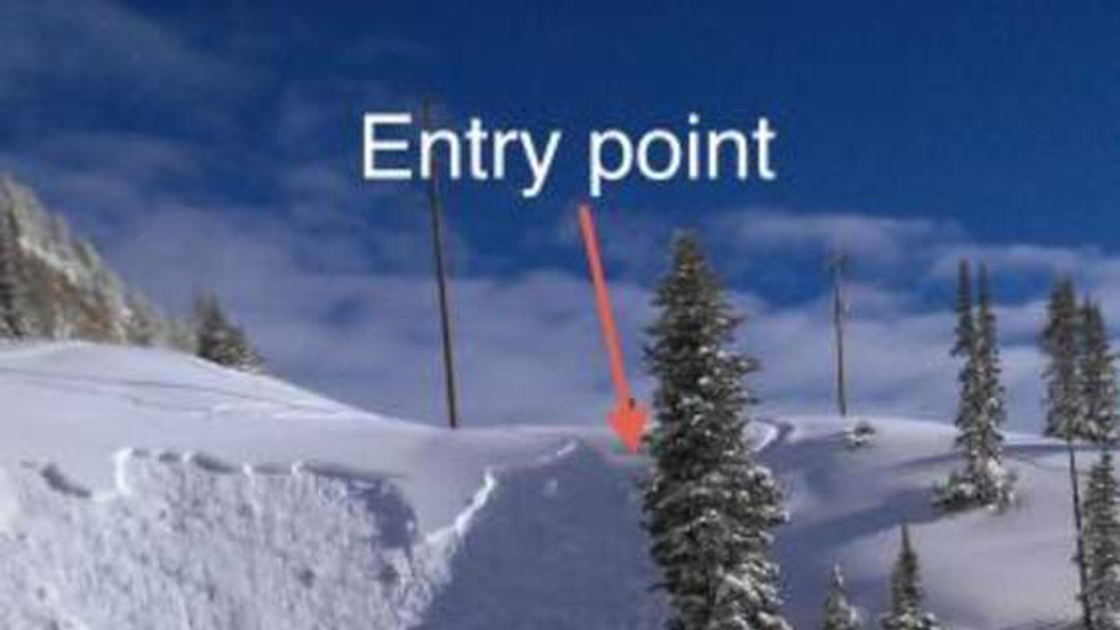 Us Off Piste Skier Survives Avalanche Fall Us News Sky News 0783