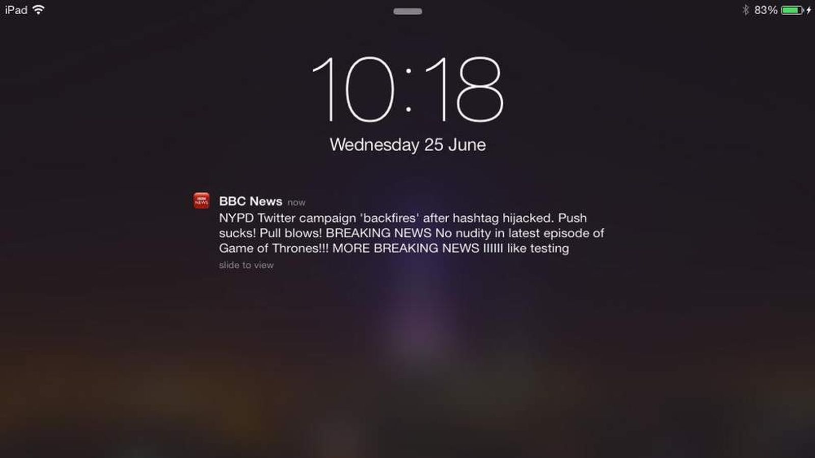 Bizarre Message Sent After BBC News App Error | Science & Tech News | Sky  News