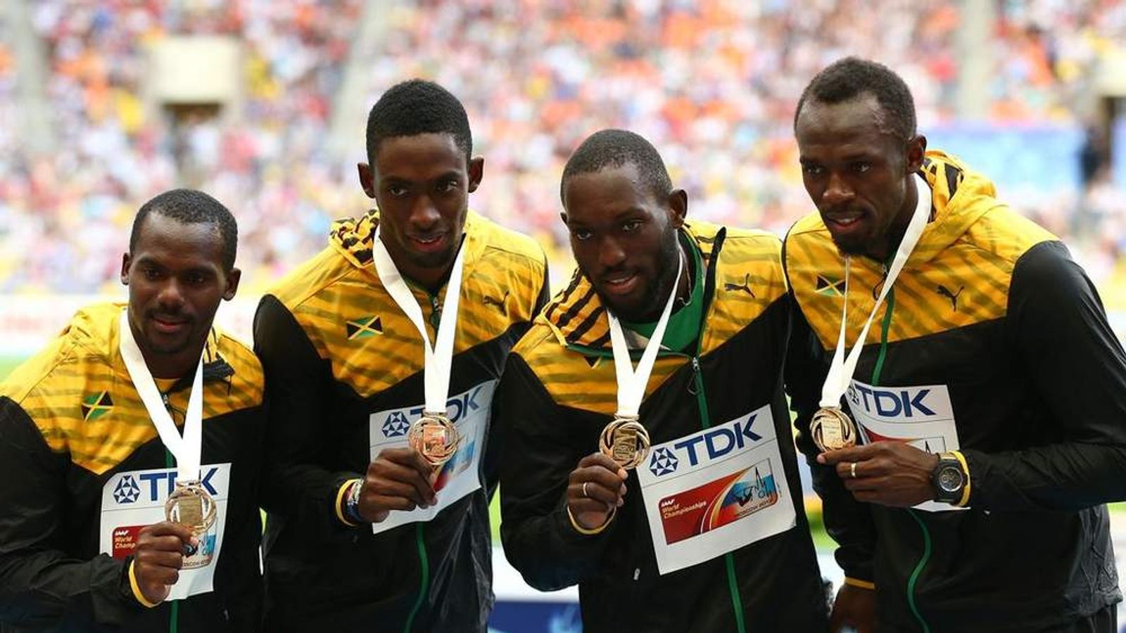 Jamaica Win 4x100m Gold As Britain Suffer Scoop News Sky News