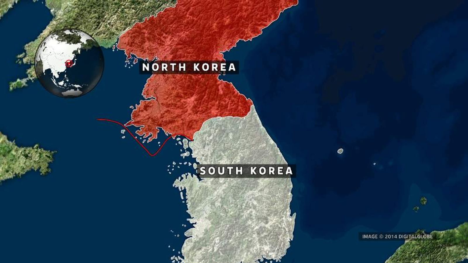 North Korea Holds Live-Fire Drills Near Border | World News | Sky News