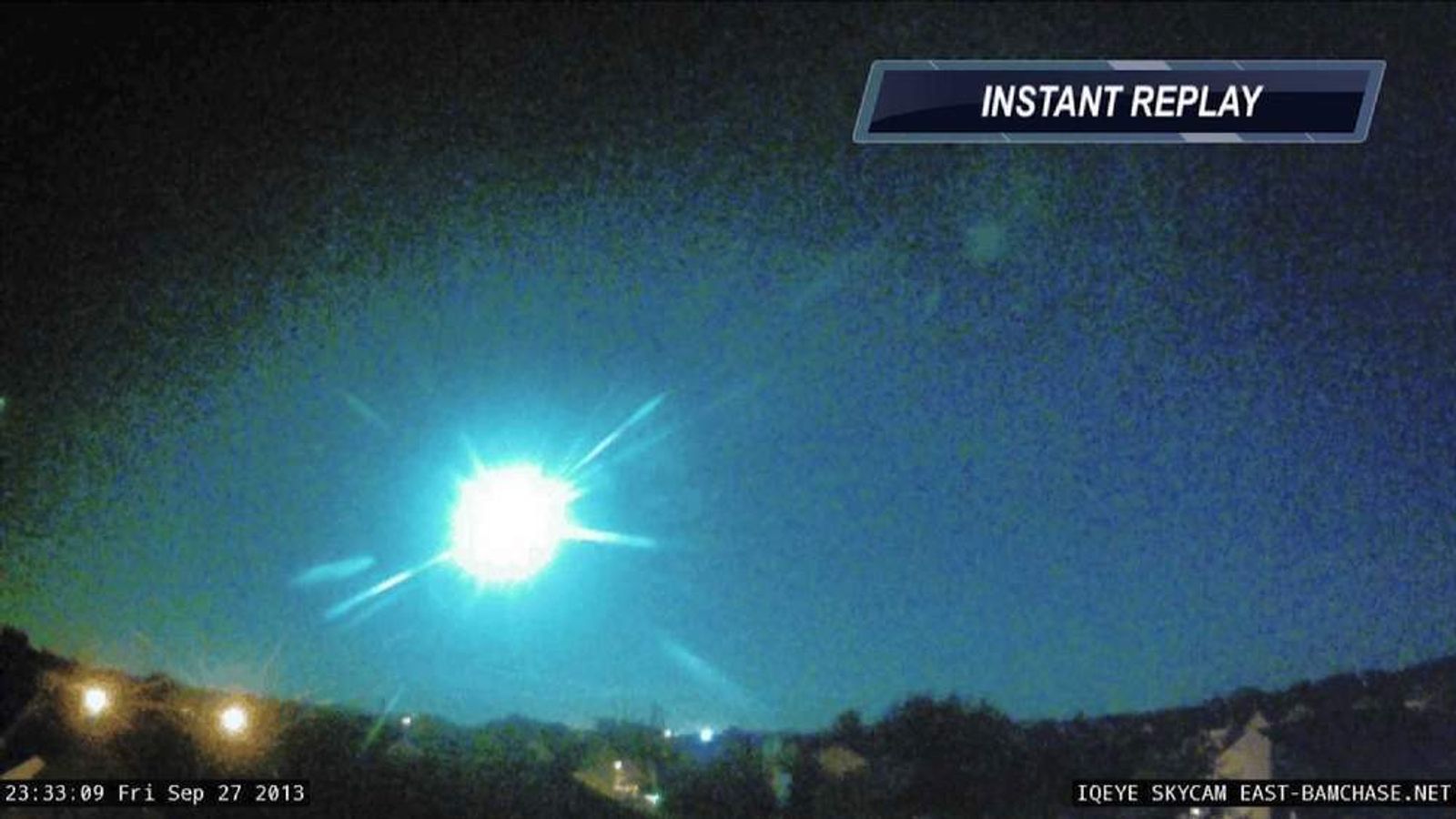 Fireball Shoots Across Midnight Sky In US US News Sky News