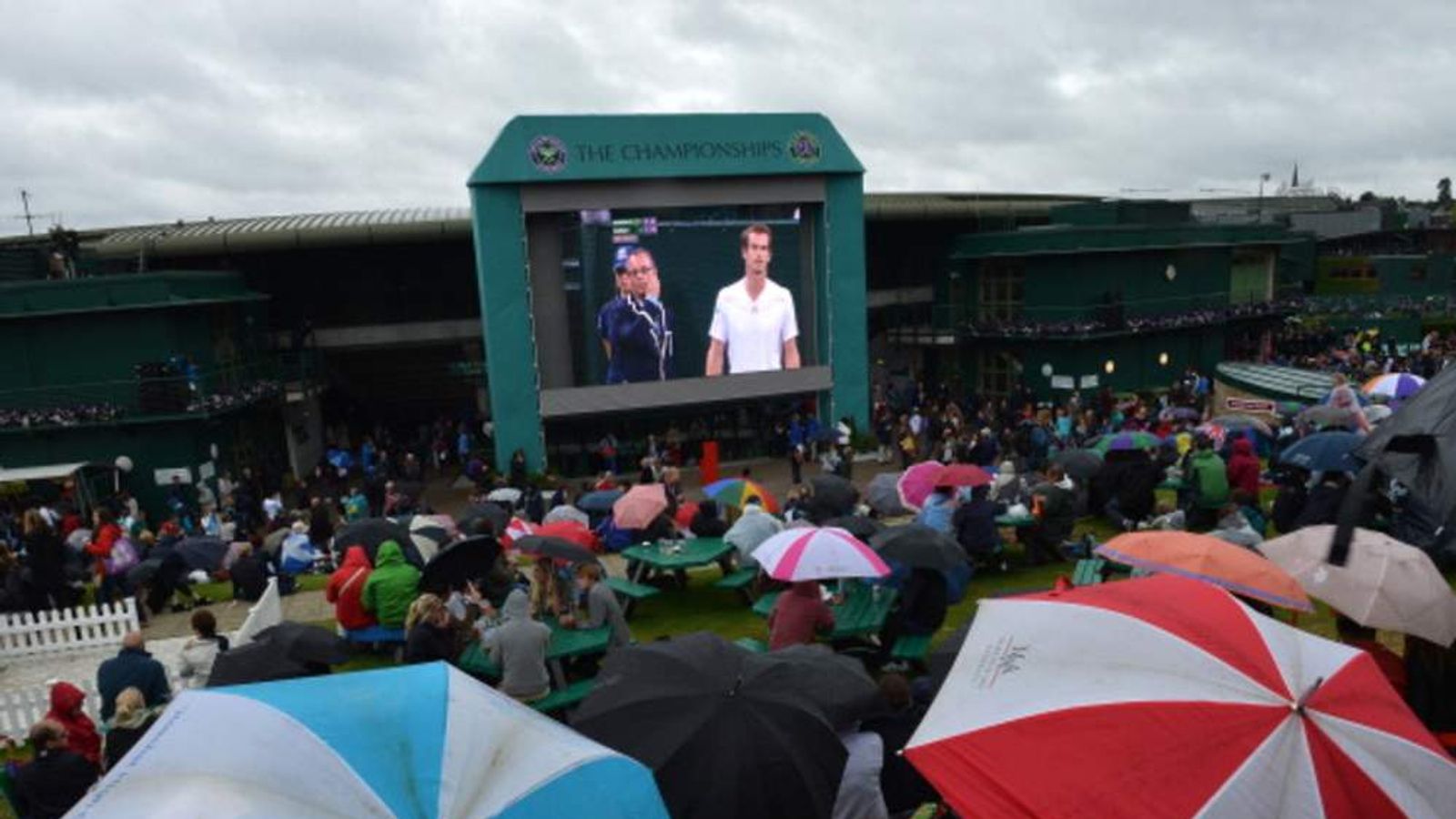 Rain Delays Murray's Wimbledon Charge Scoop News Sky News