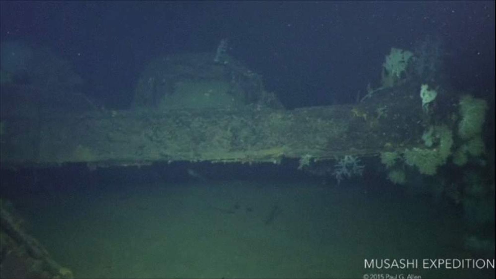 Sea Search: First Video Of Sunken Warship | World News | Sky News