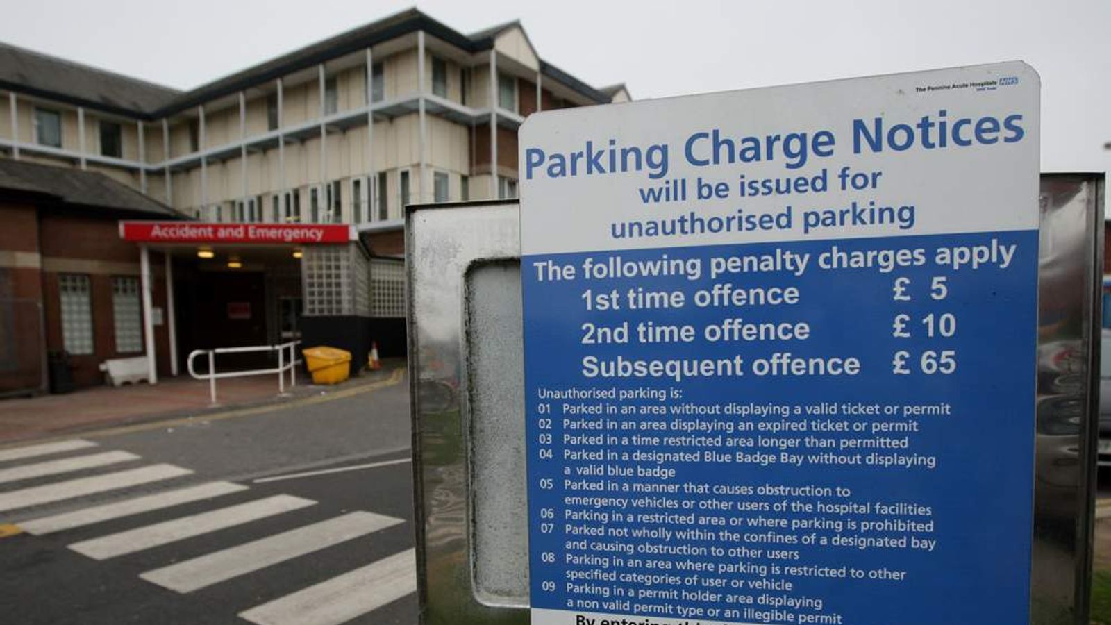 Hospitals Accused Of Tax On Sick Over Parking Uk News Sky News 9039