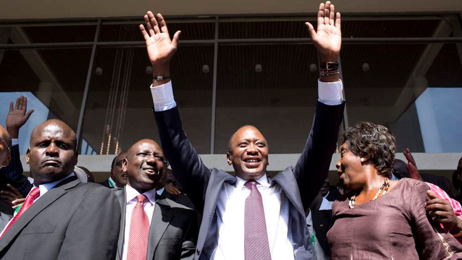 Kenya Election: Kenyatta Clinches Narrow Win | World News | Sky News