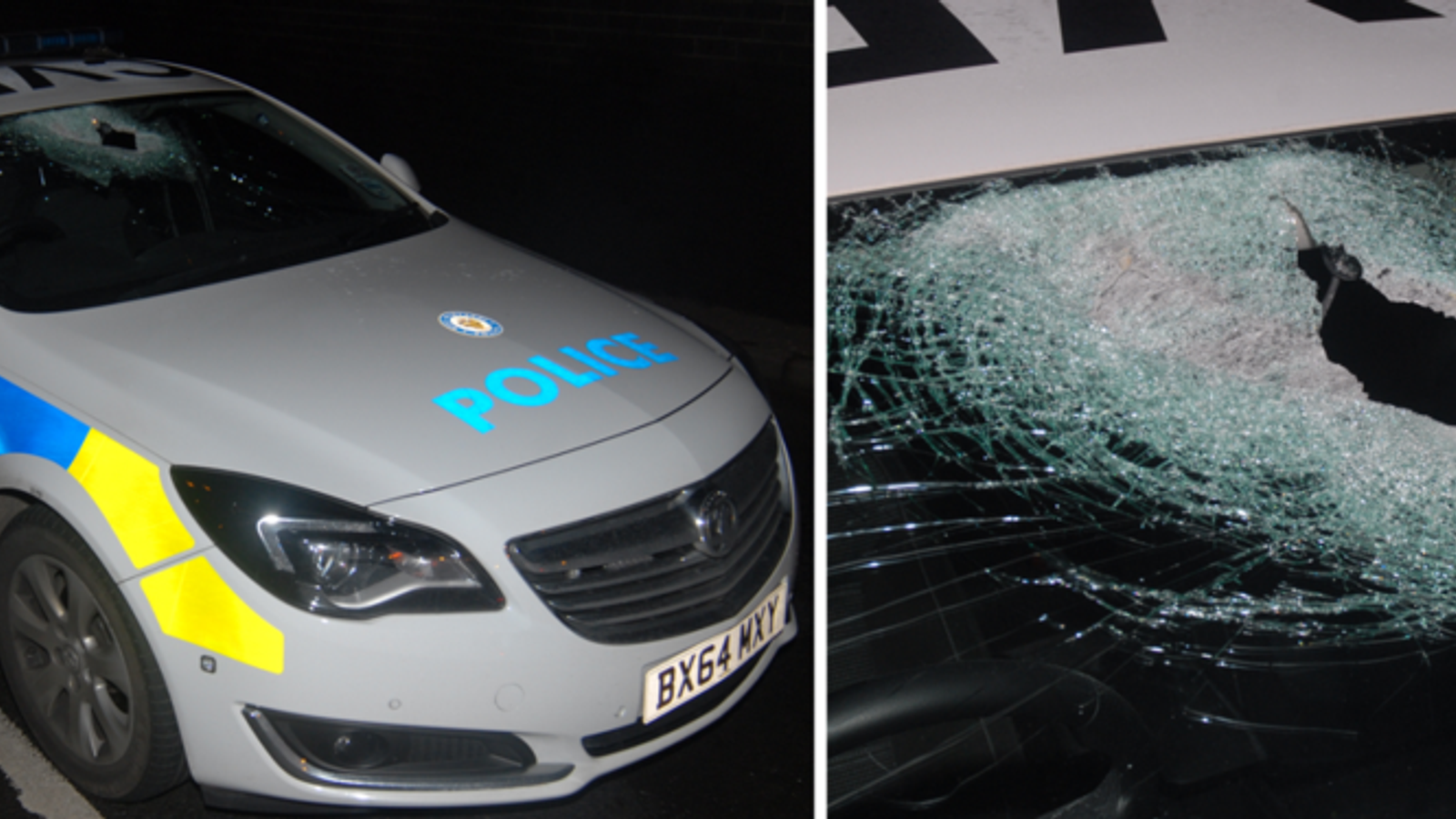 Policemen Hurt After Brick Thrown Off Bridge UK News Sky News