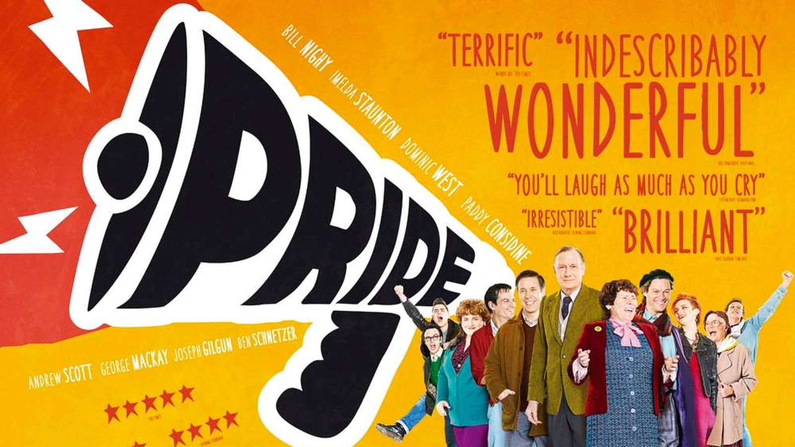 Pride British Film Explores Unlikely Union Ents & Arts News Sky News