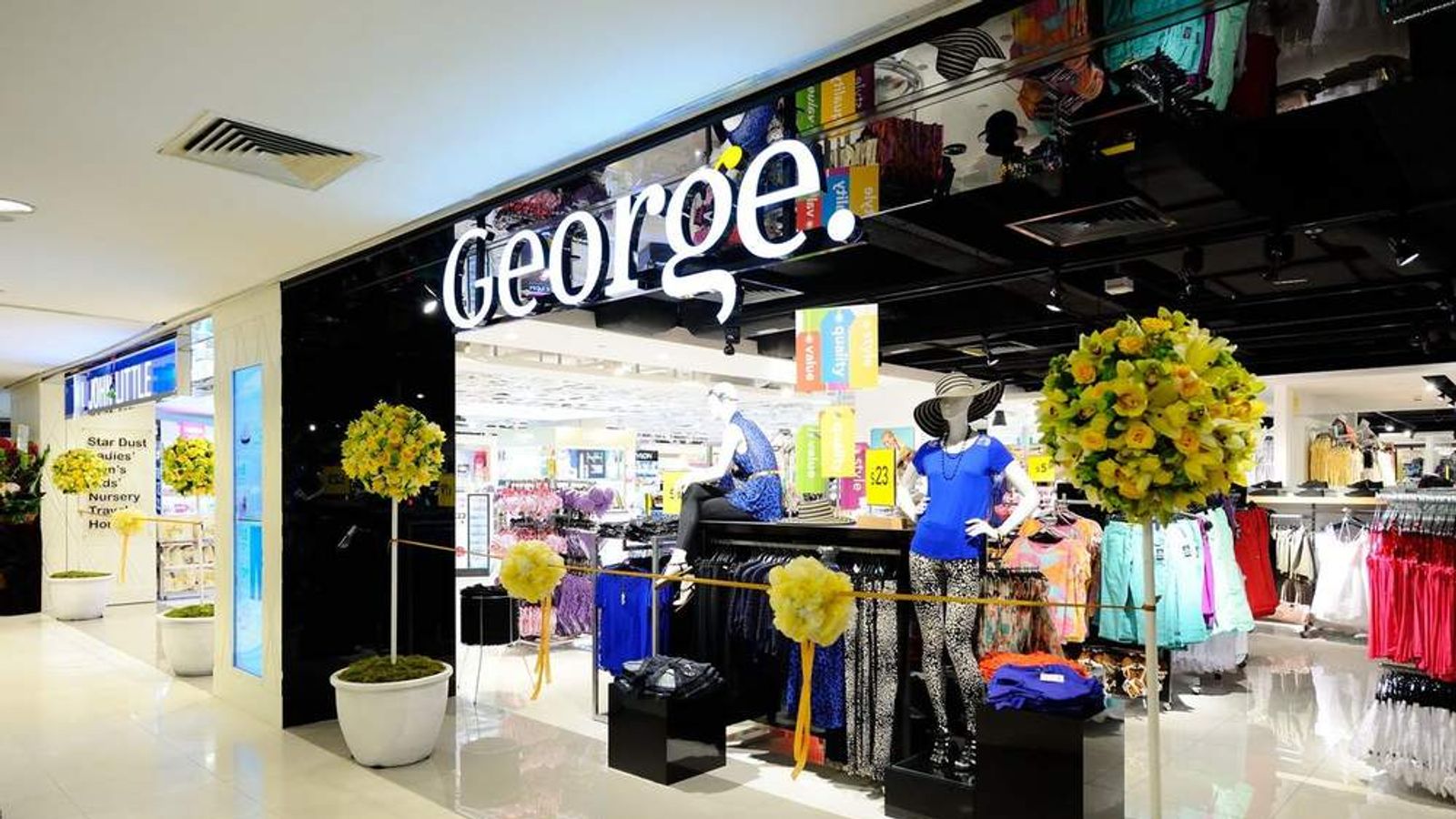 Asda/George products purchased in the UK, by clothing type 2013