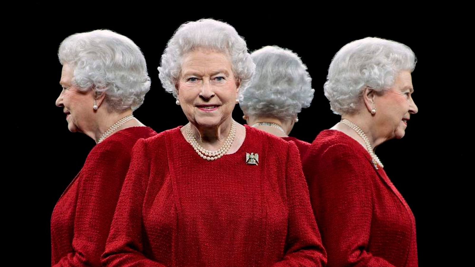 Queen Picture Riles New Royal Portraits Show Four Views Of Queen | UK News | Sky News