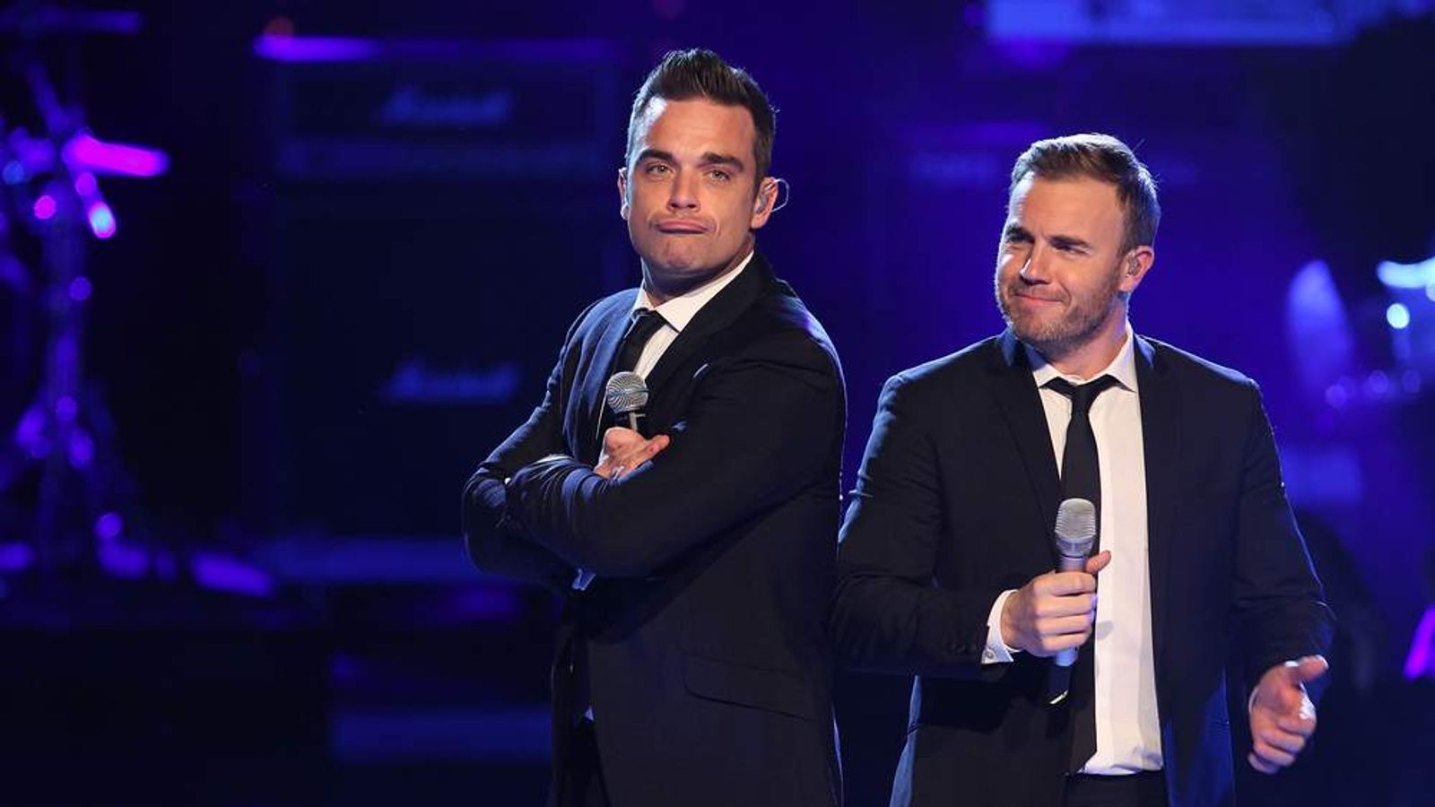 Robbie Williams And Gary Barlow 'not Enemies' 