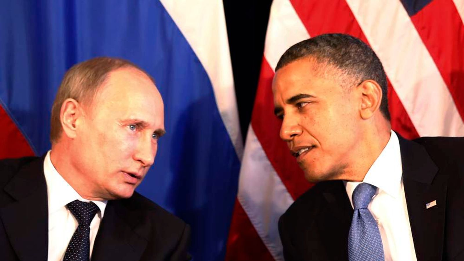 Obama And Putin Talk Security After Bombing Us News Sky News