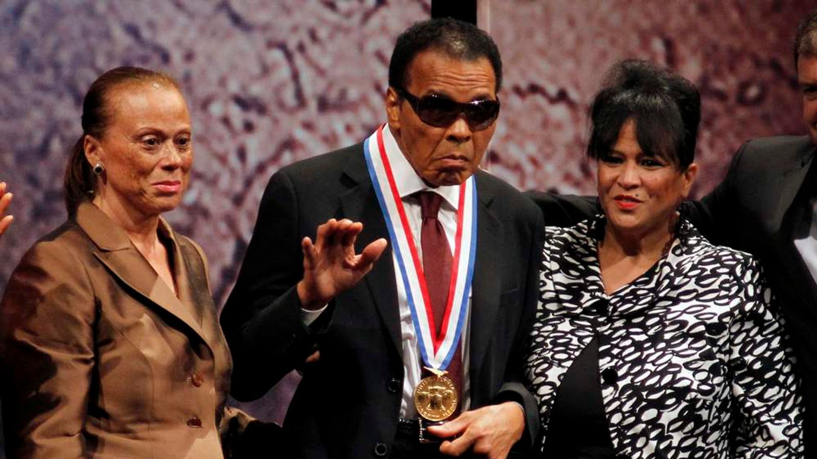 Muhammad Ali Handed Humanitarian Honour Ents & Arts News Sky News