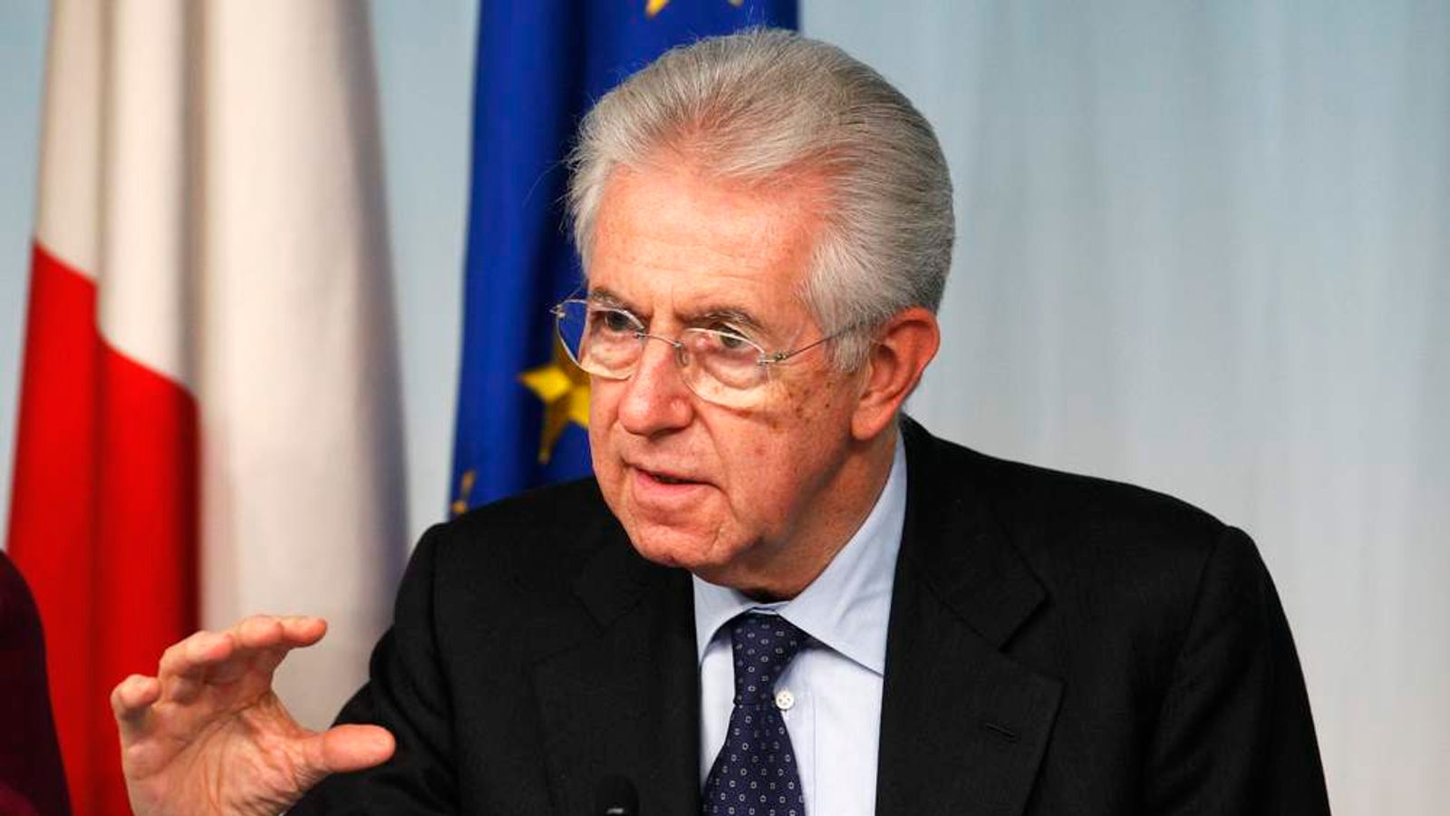 Italian Prime Minister Mario Monti Resigns World News Sky News   Rtr3ba4p 1 3684044 