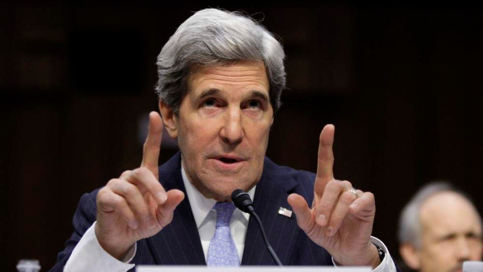 John Kerry Delivers Major Policy Speech US News Sky News