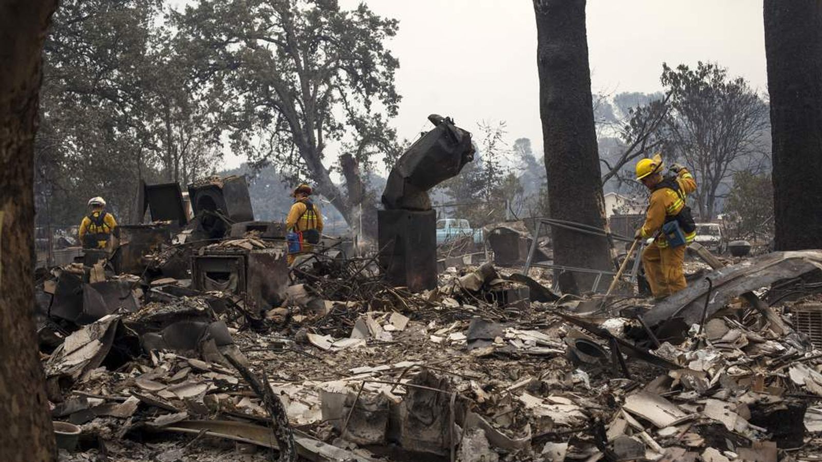 Ghost Town: Raging Wildfire's Deadly Trail | World News | Sky News