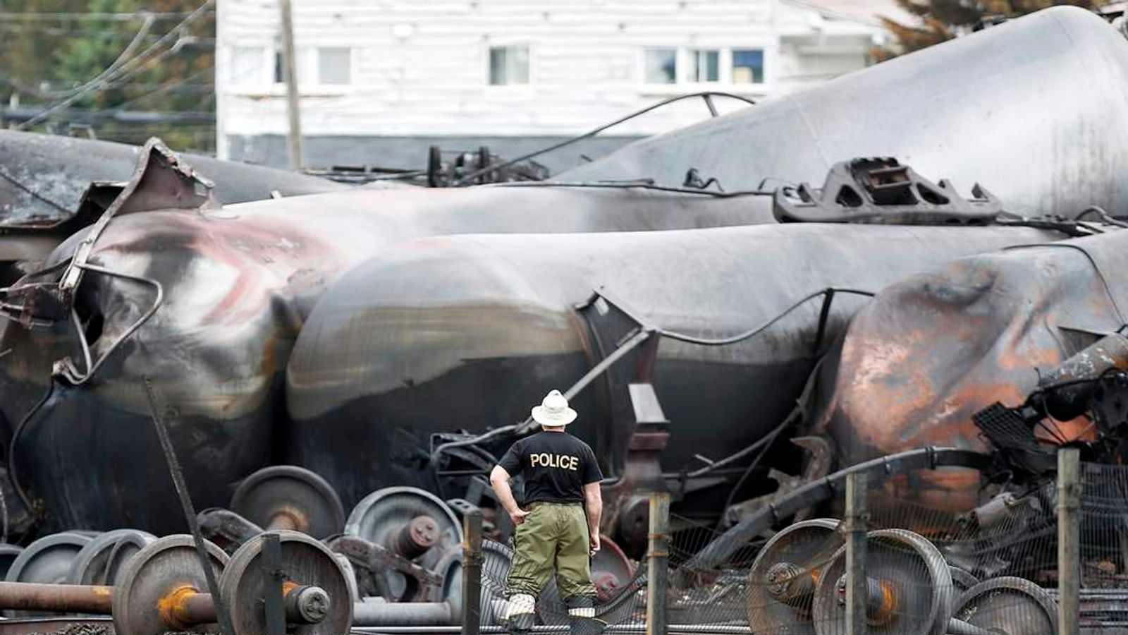 Canada Train Explosion: Criminal Probe Starts | World News | Sky News