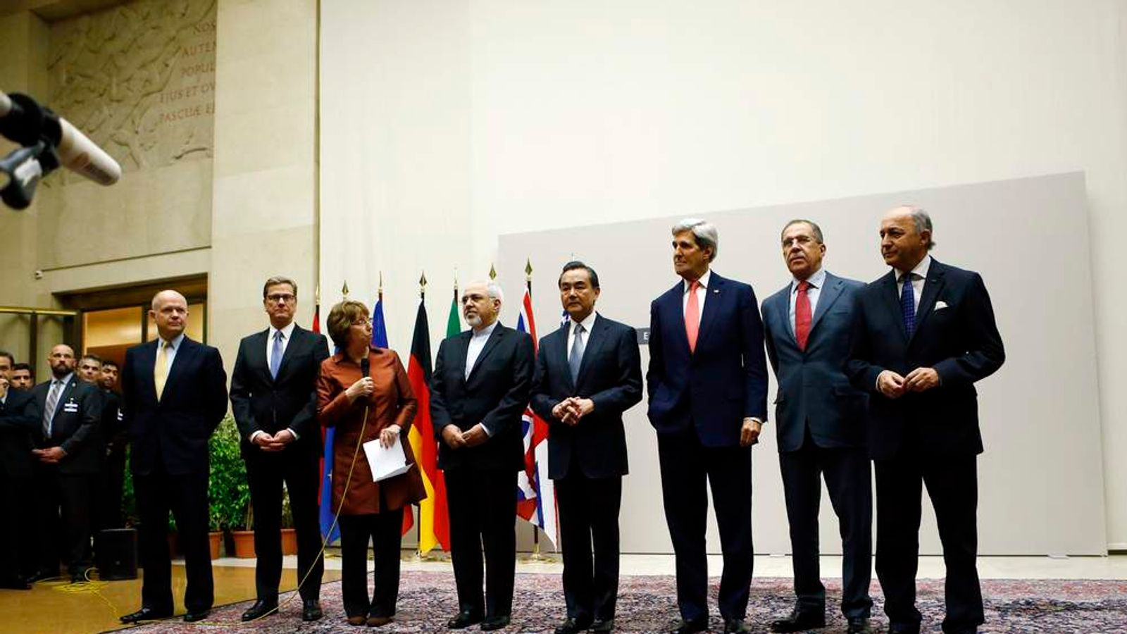 Iran Nuclear Deal Reached At Talks In Geneva World News Sky News