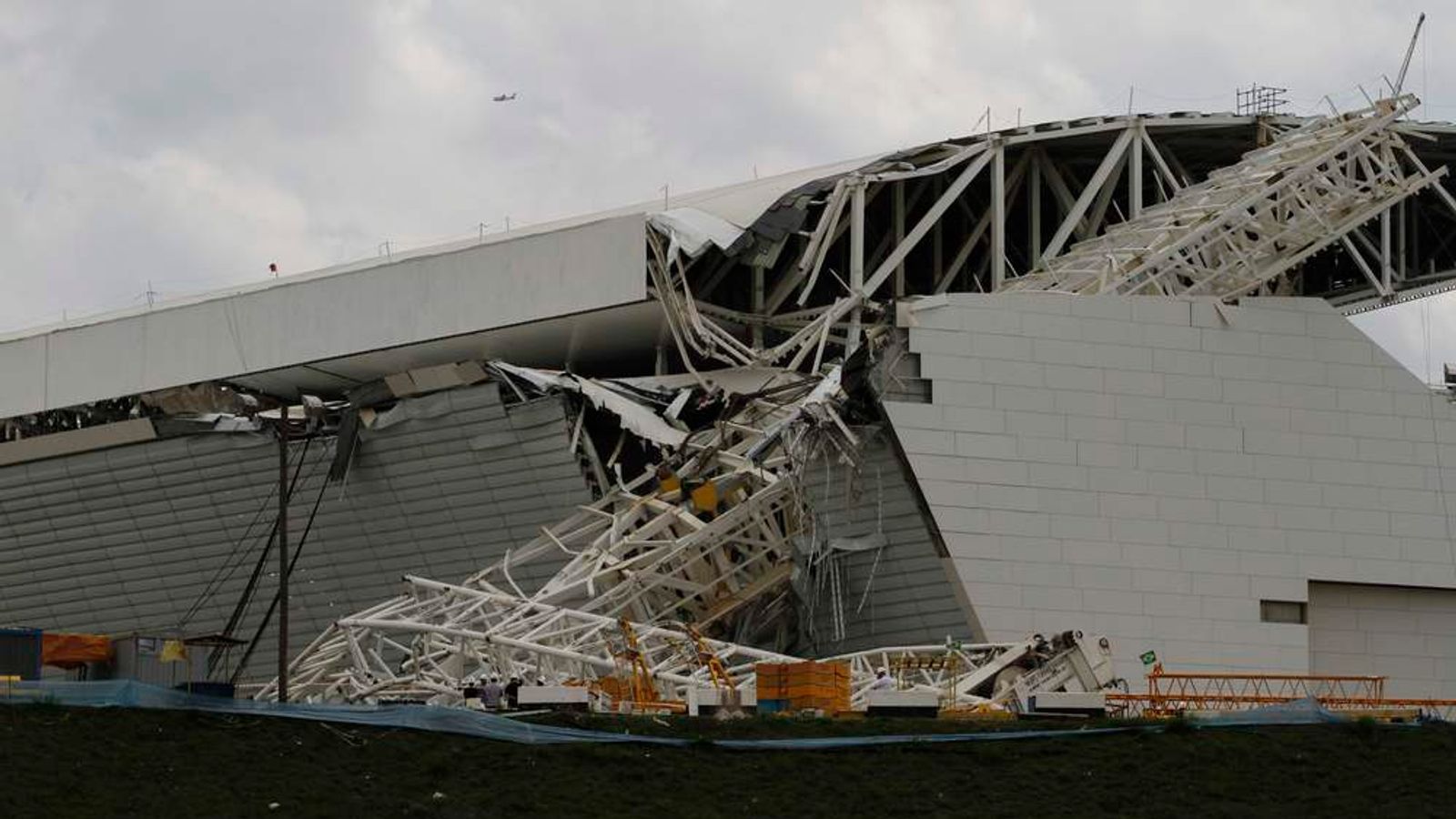 World Cup Stadium Collapse Two Killed World News Sky News