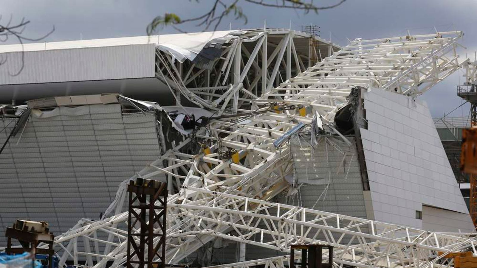World Cup Stadium Collapse Two Killed World News Sky News