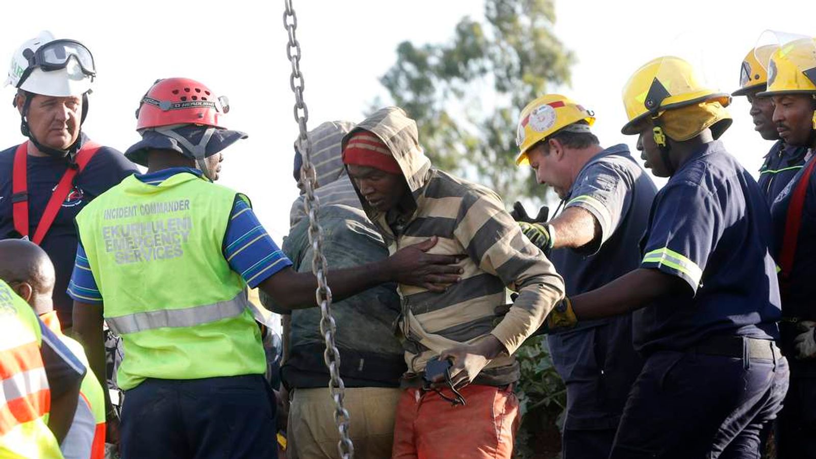 Rescued Miners Arrested In South Africa | World News | Sky News