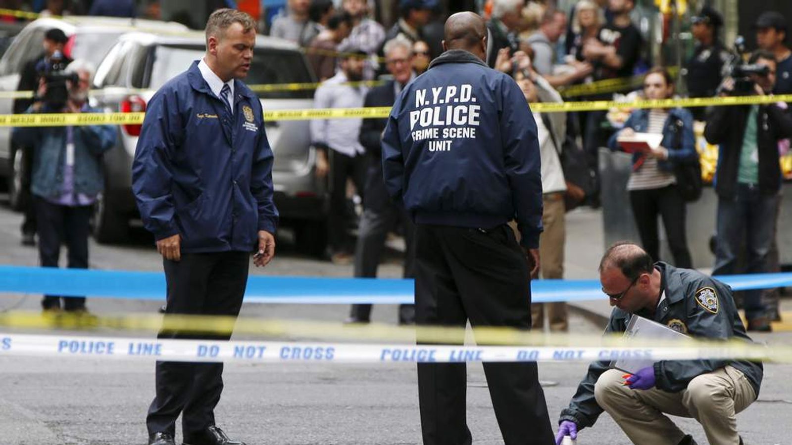 Hammer-Wielding Man Shot By New York Cops | US News | Sky News