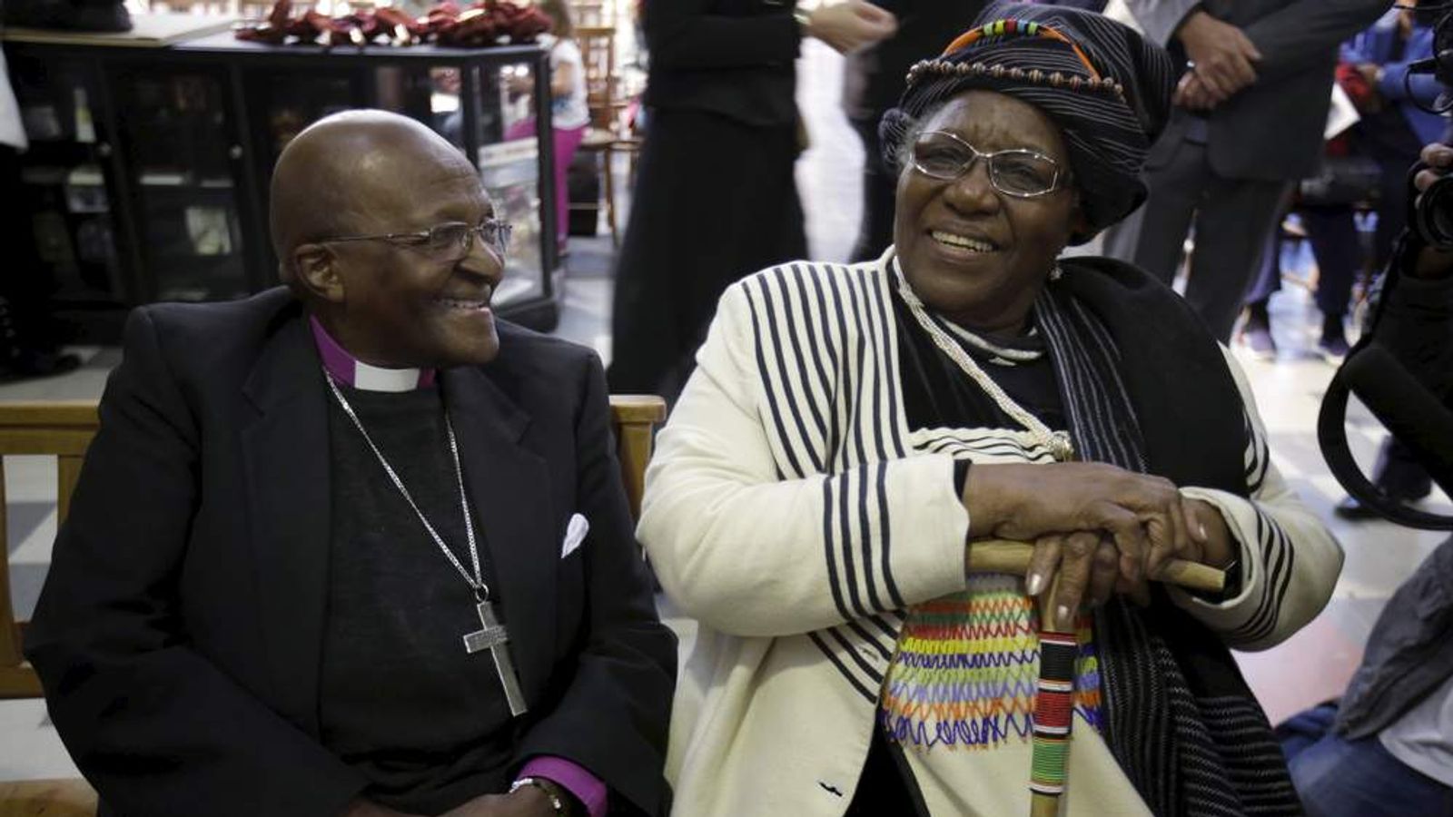 Archbishop Desmond Tutu Admitted To Hospital World News Sky News