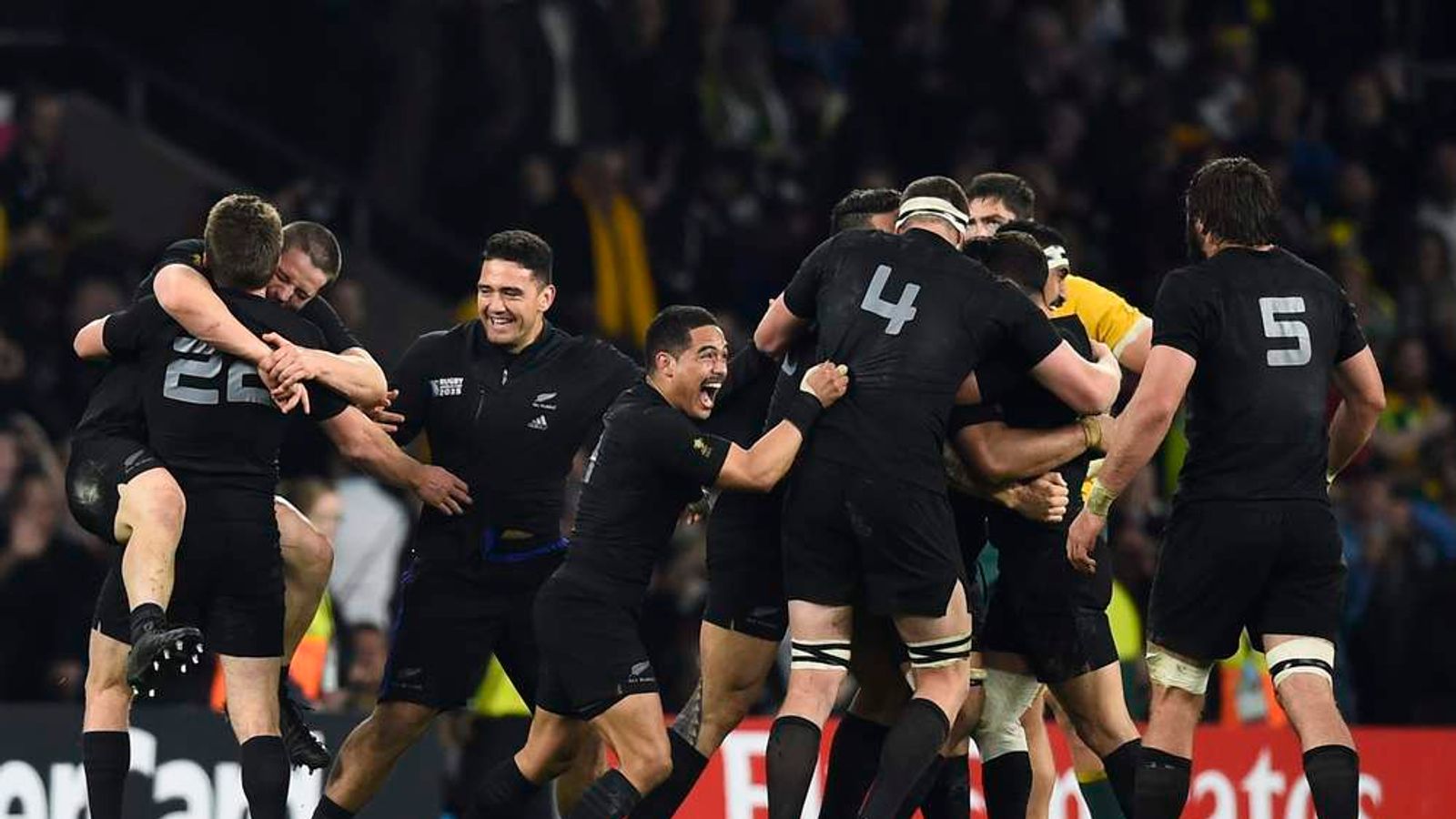 All Blacks In Historic Rugby World Cup Win UK News Sky News