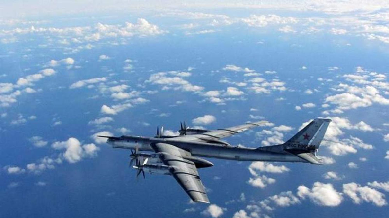 RAF Jets Intercept Russian Military Bombers | World News | Sky News