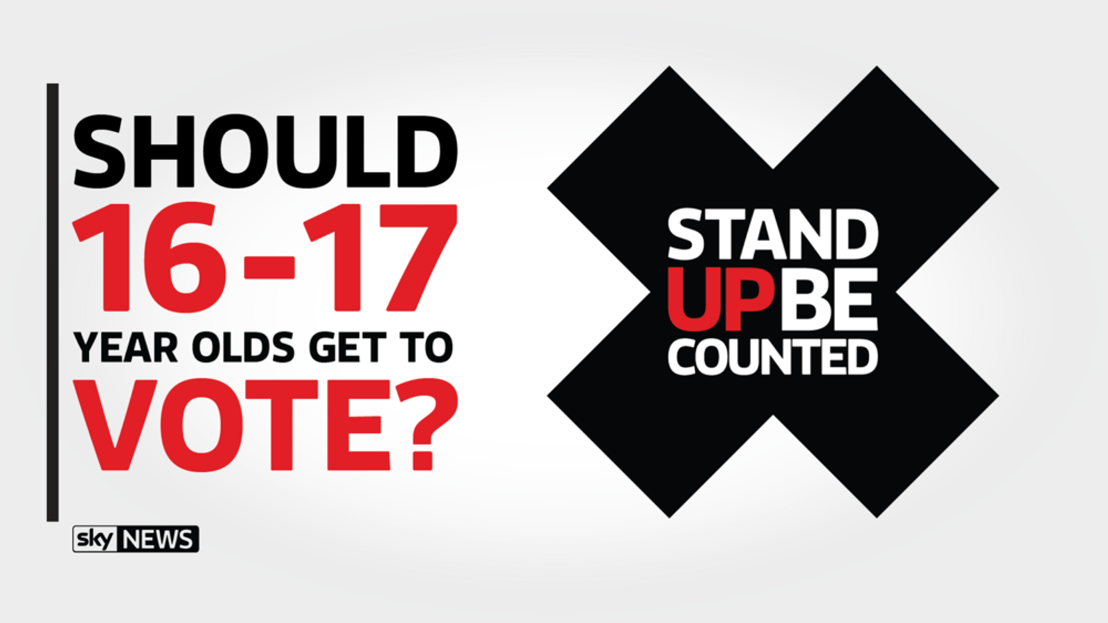 Stand Up Debate Should Voting Age Be Lower Politics News Sky News