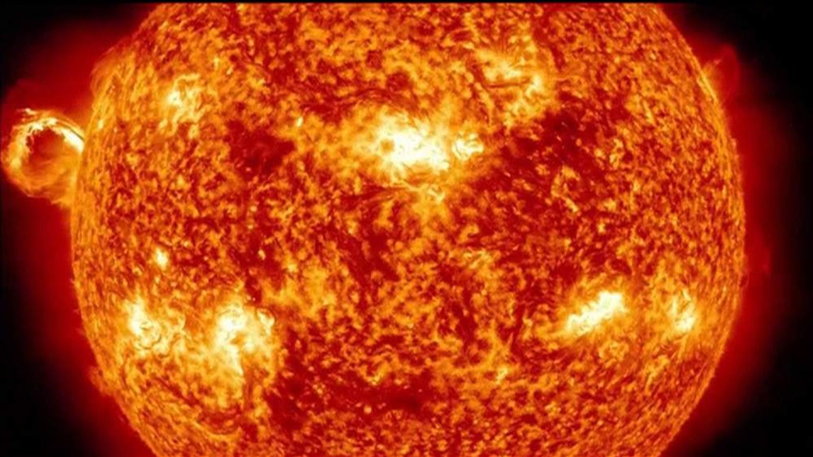 The Sun's Solar Storms Captured On Camera World News Sky News