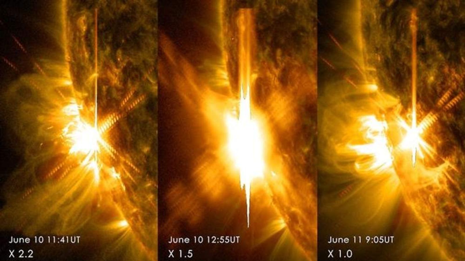 Solar Flare Could Hit Earth On Friday 13th | World News | Sky News