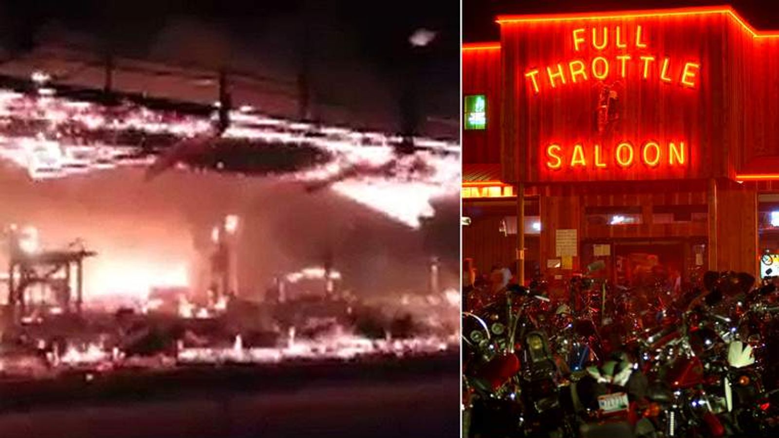 Popular Sturgis Biker Bar Destroyed By Fire US News Sky News