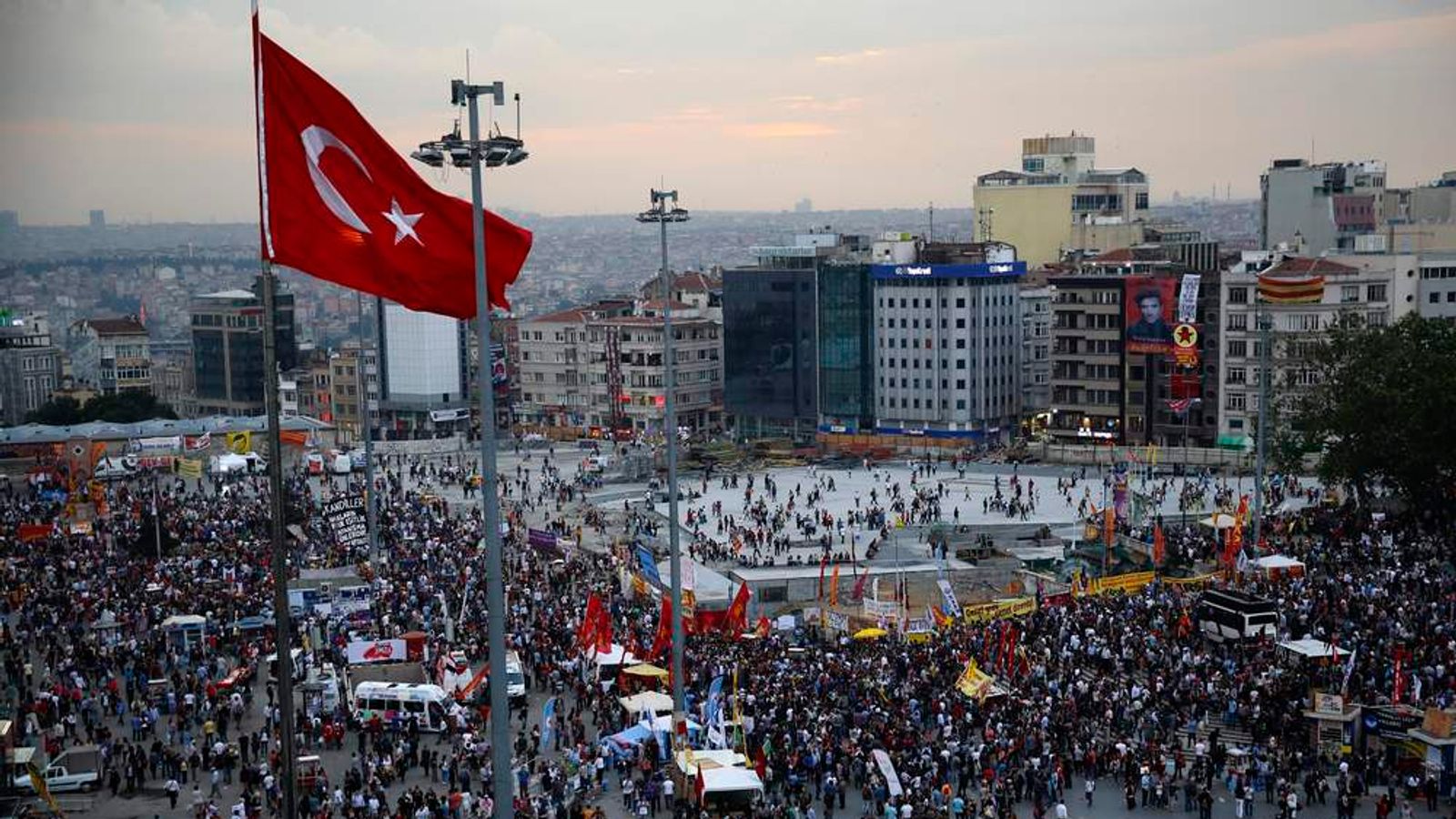 Turkey PM Remains Defiant Despite Protests World News Sky News
