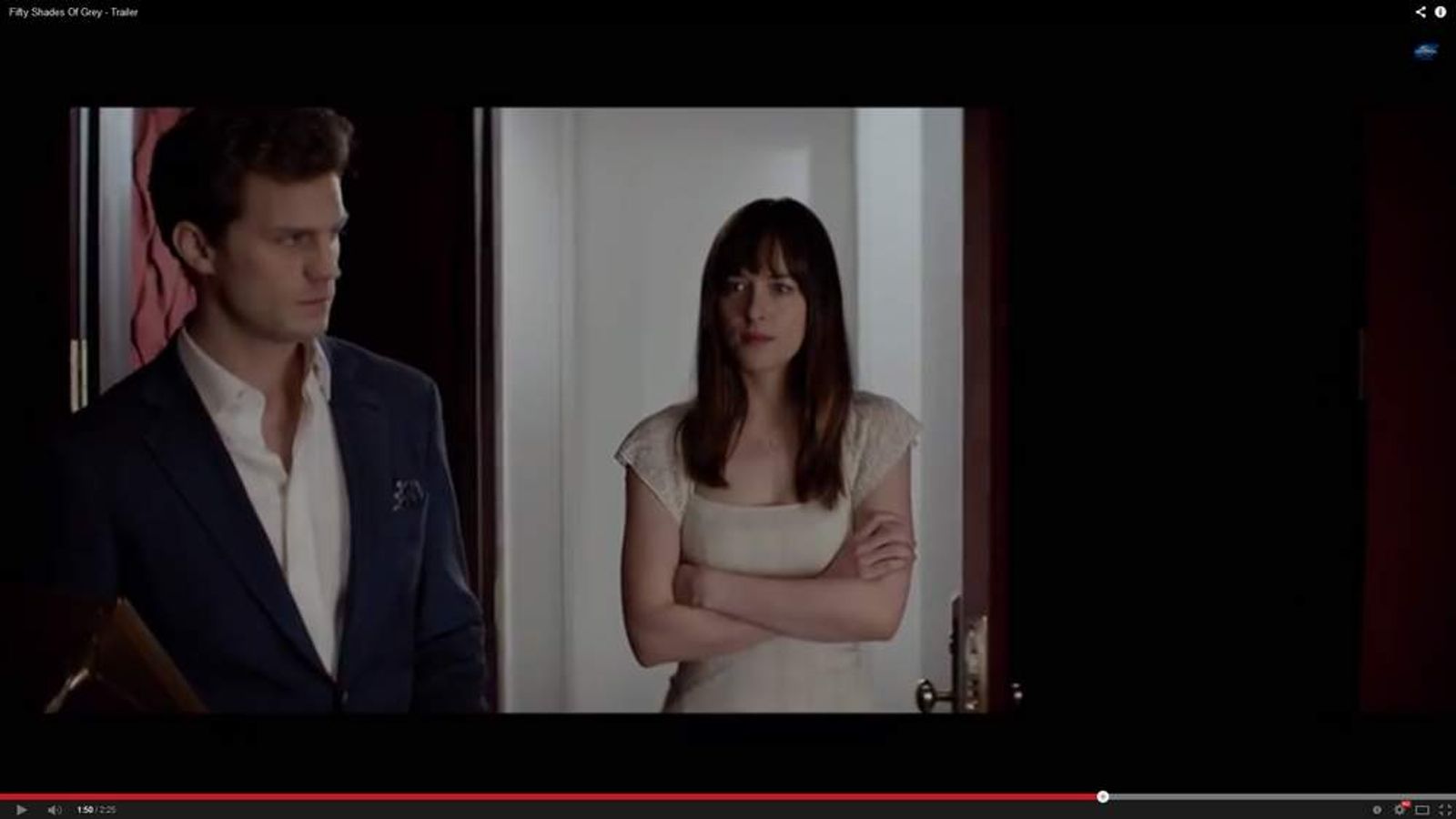 Full Fifty Shades Of Grey Trailer Released Ents & Arts News Sky News