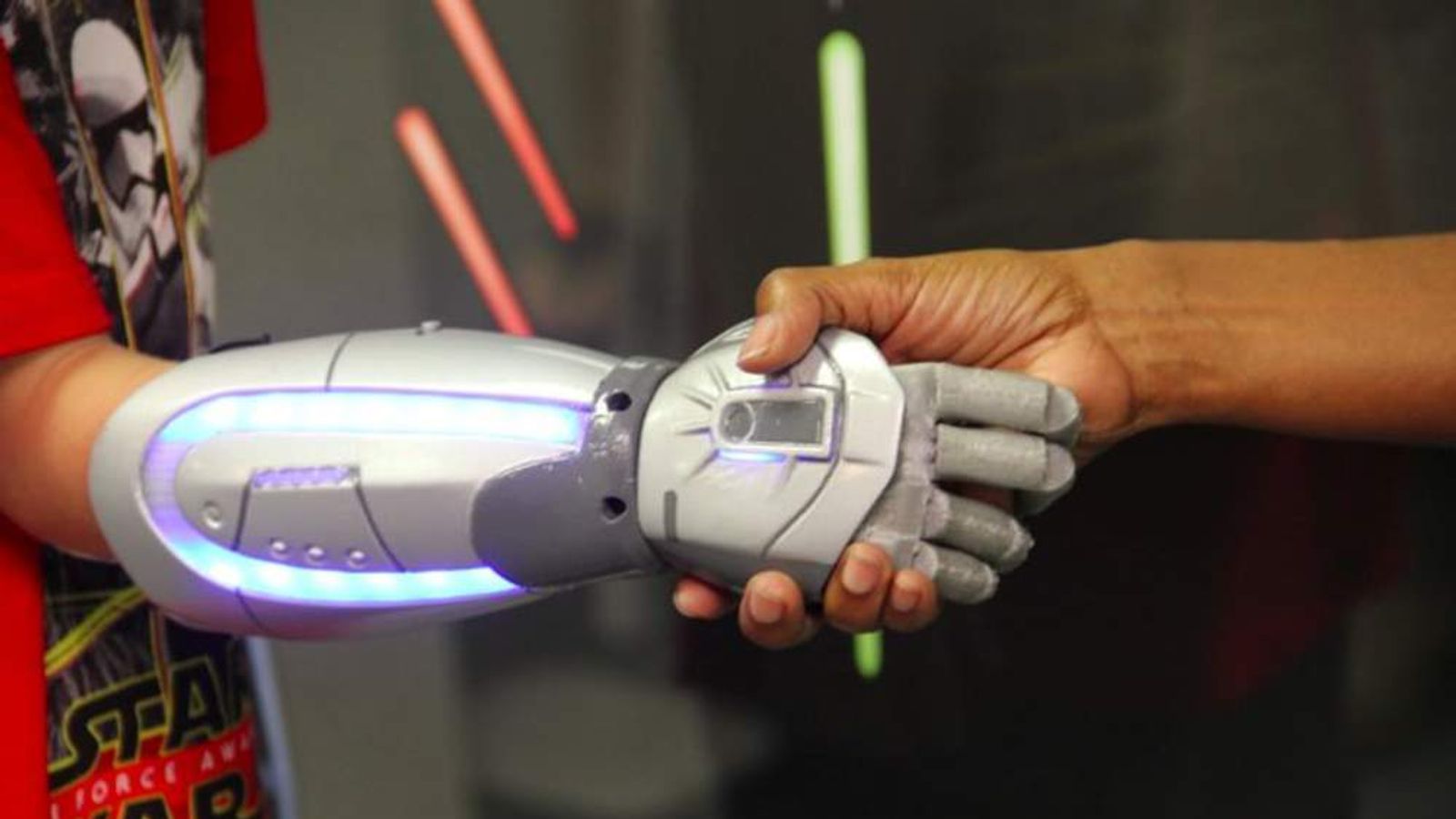 SuperheroThemed Bionic Arms For Children UK News Sky News