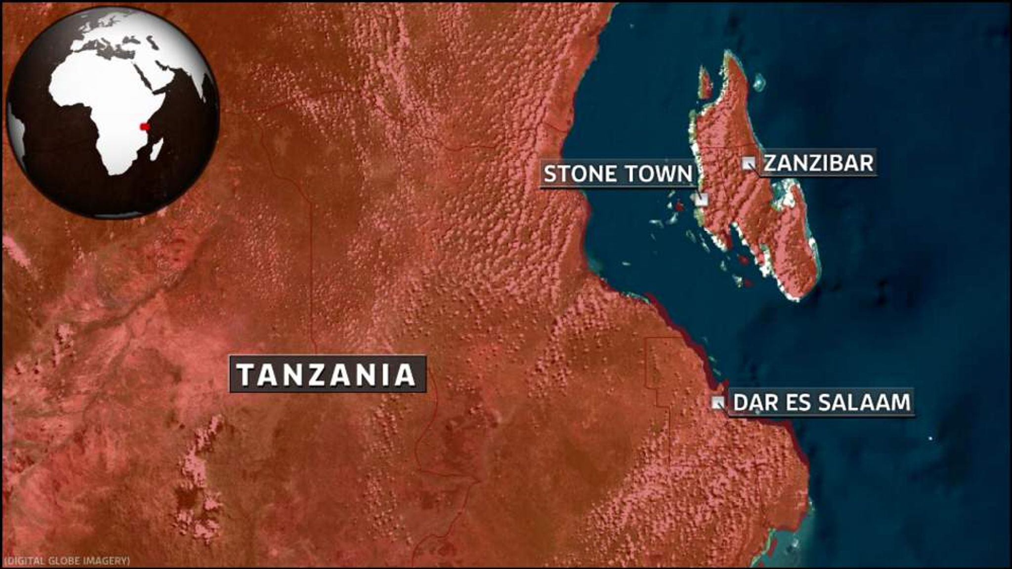 Zanzibar Acid Attack: 'Screaming' Priest Hurt | World News | Sky News