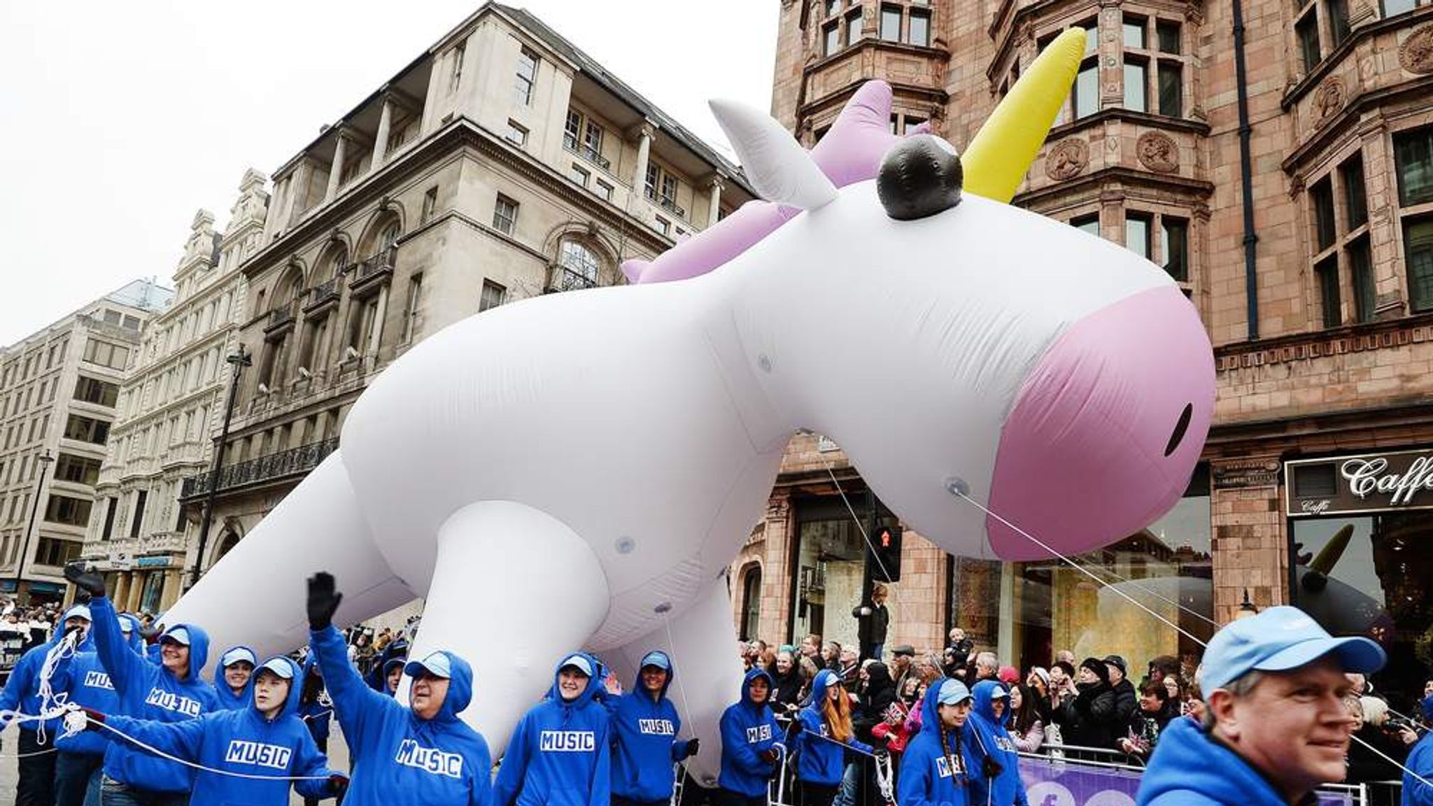 New Year&#039;s Day Parade Draws Large Crowds | UK News | Sky News