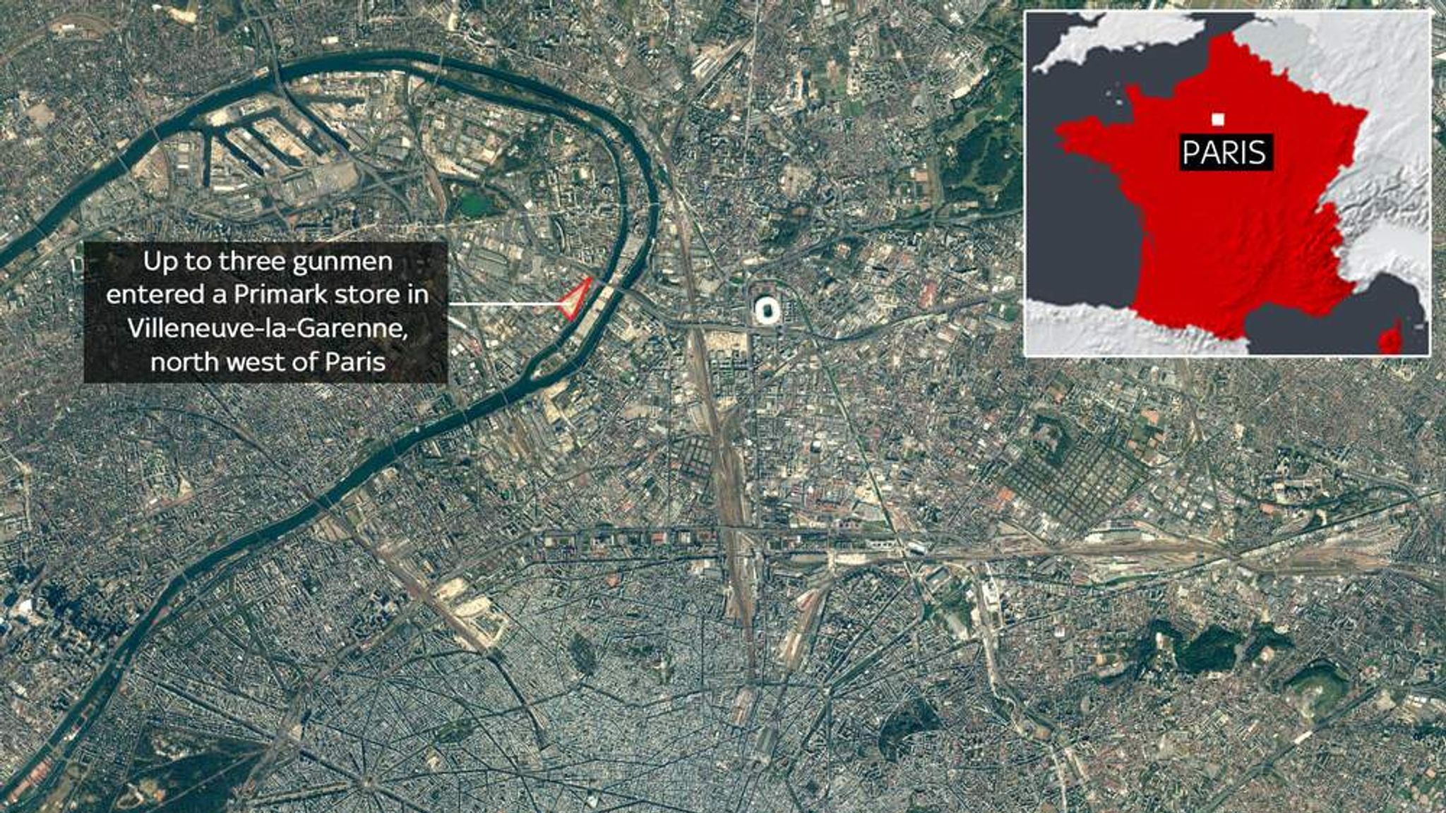 Gunmen On Run After Taking Hostages At Primark World News Sky News