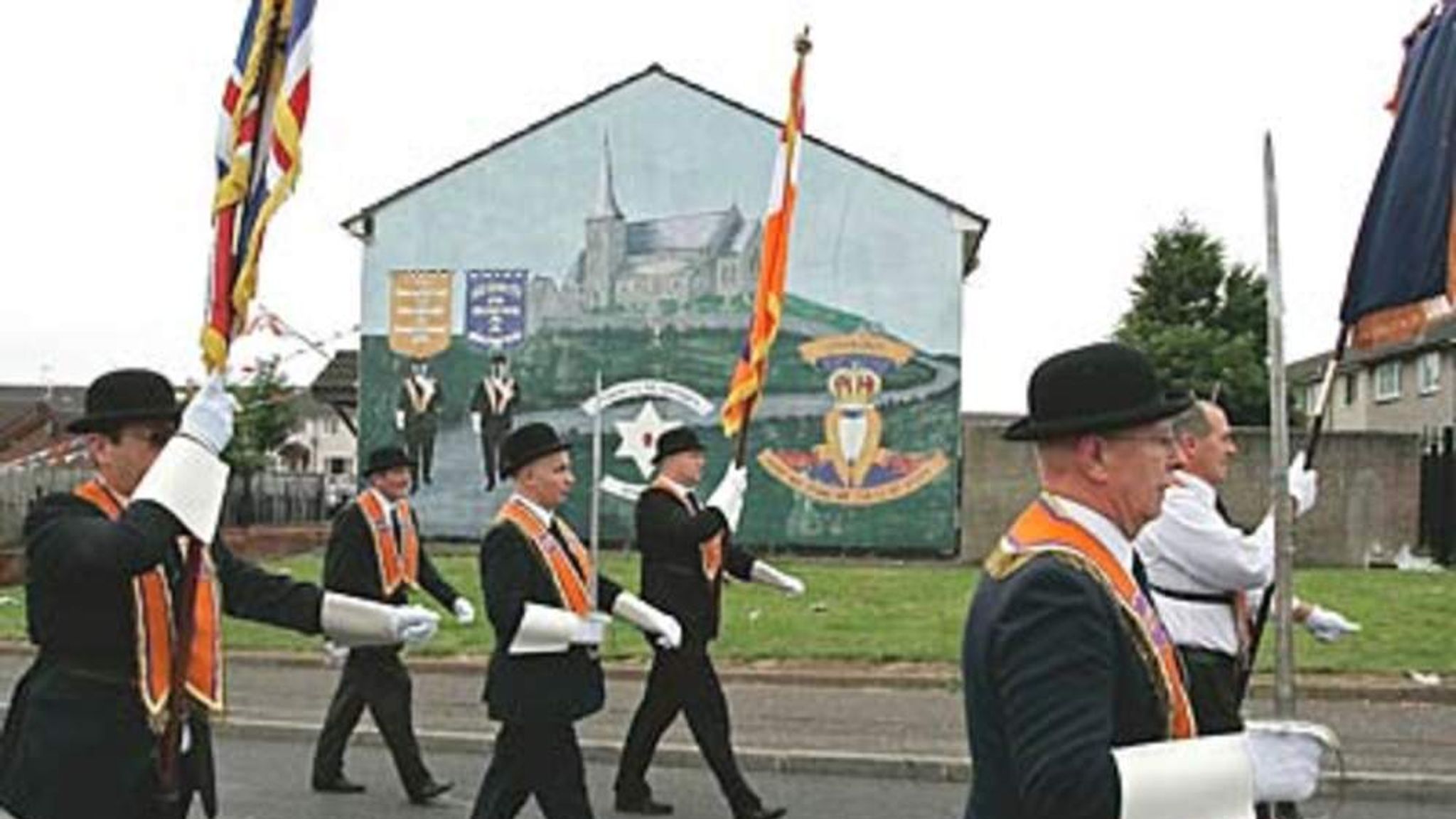 Orange March Riots Belfast: Tensions High For Orange March | UK News | Sky News