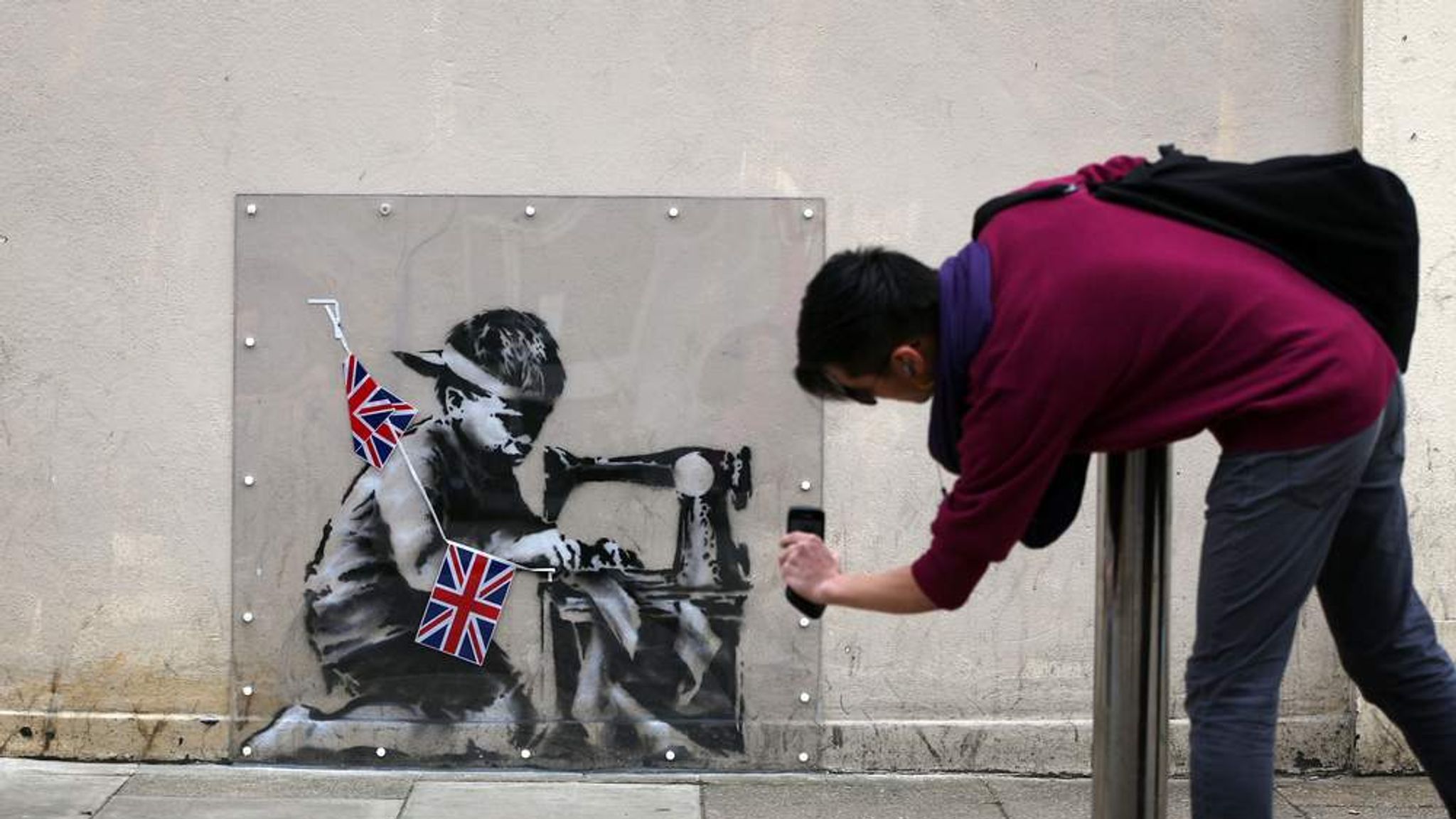 Banksy Mural Withdrawn From Auction Ents & Arts News Sky New