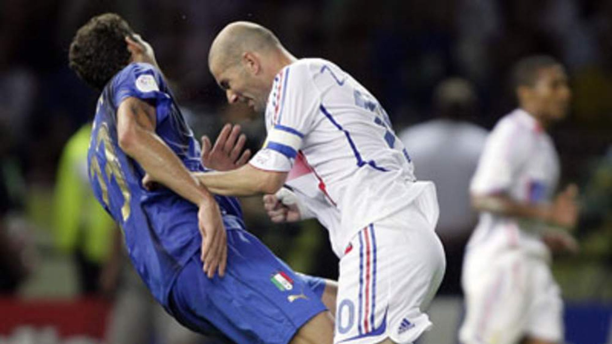 Zinedine Zidane's Headbutt Is A Work Of Art | World News | Sky News