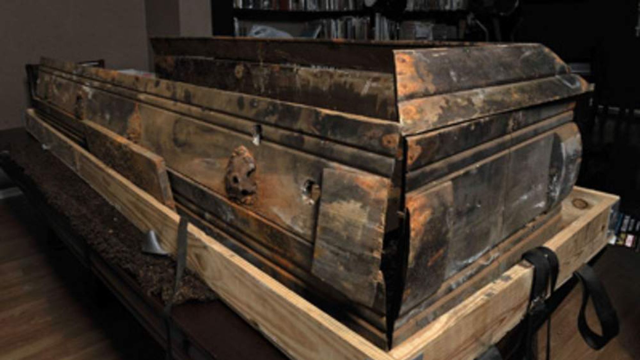 JFK 'Killer's' Coffin Sells For £56k At Auction World News Sky News
