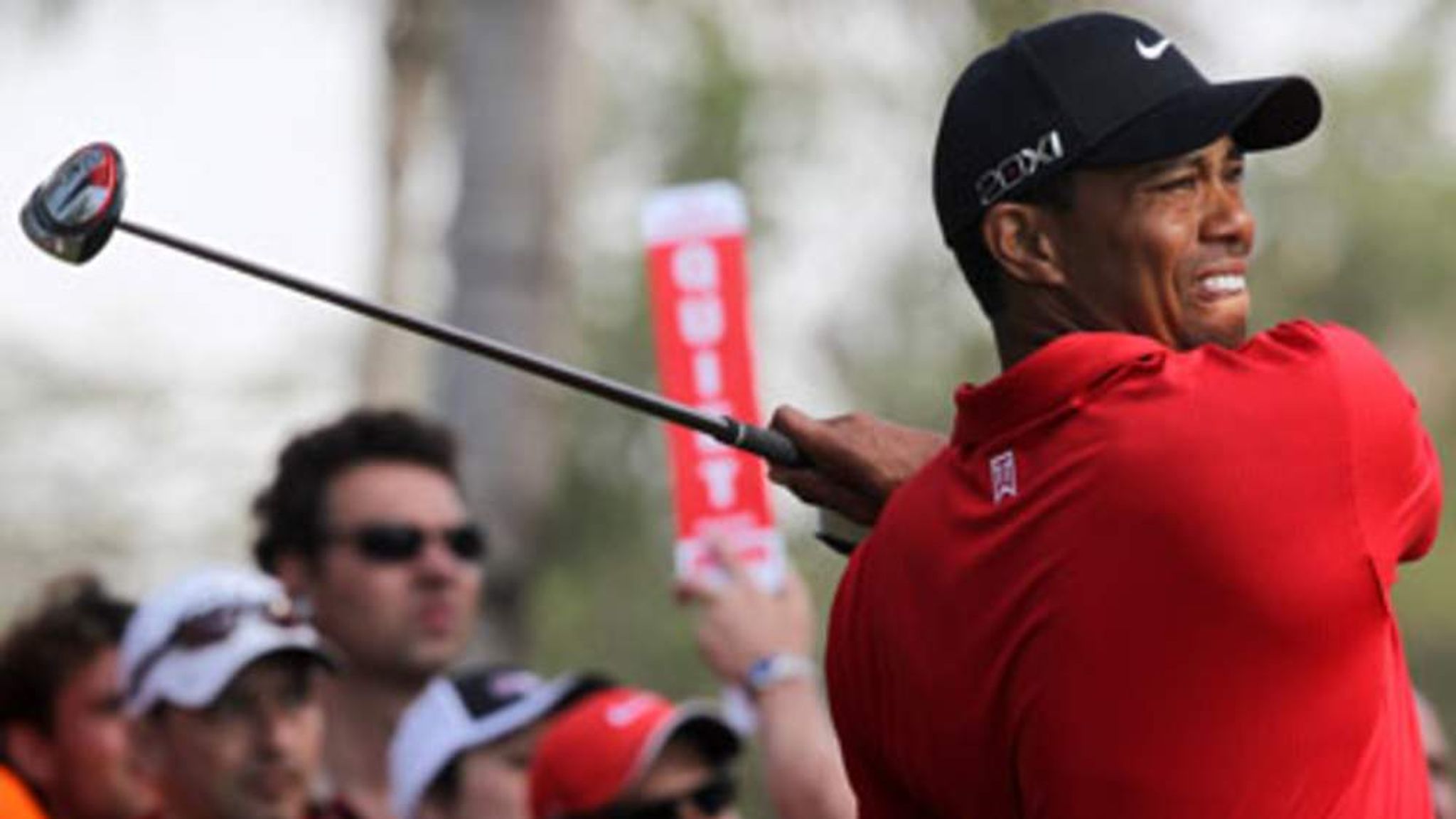 Below Par Tiger Woods Fined For Spitting World News Sky News(02)