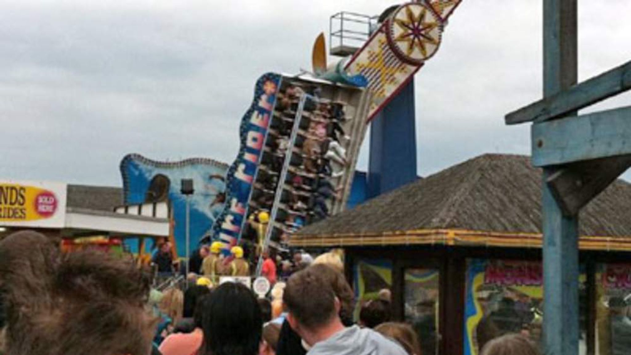 Seven Hurt After Fairground Ride Collapses | UK News | Sky News