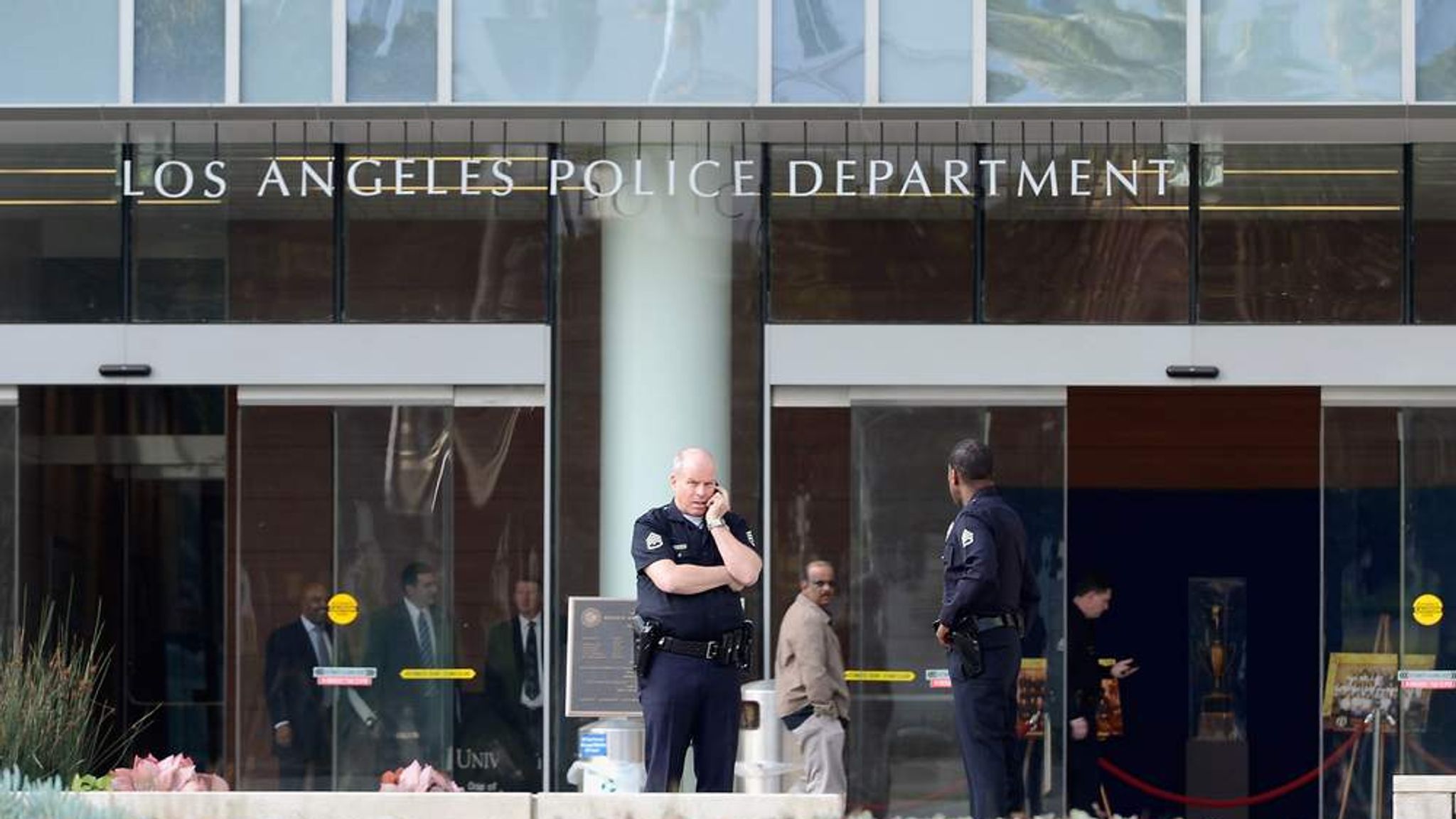 inside the office of the lapd police chief